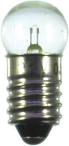 Scharnberger Hasenbein Kugellampe aus Glas, transparent, E10, 3,5V, 0,2A, Durchmesser: 11,5 mm, Höhe: 24 mm - Bild 1