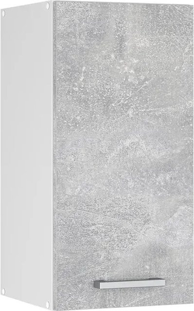 Vicco R-Line Hängeschrank für die Küche in Beton-Optik und Weiß, B: 60,0 cm, H: 30,0 cm, T: 31,0 cm - Bild 1