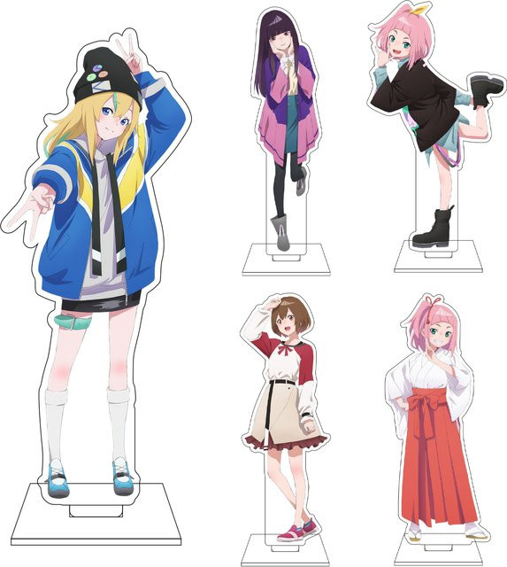 Bandai Anime Jellyfish Can't Swim in the Night Cosplay Acryl-Figur-Ständer, 16cm - Bild 1