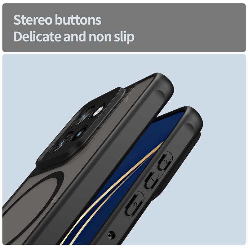 Semitransparente Schutzhülle für Motorola Moto Edge 50 Neo aus mattiertem PC und TPU in Schwarz, Blau, Grün oder Violett - Bild 2
