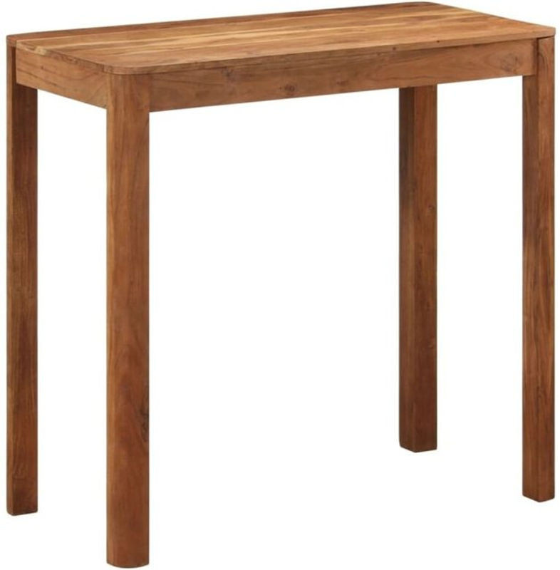 Vidaxl Bartisch aus Massivholz Akazie in Braun, B/T/H: 110 x 55 x 106 cm - Bild 1