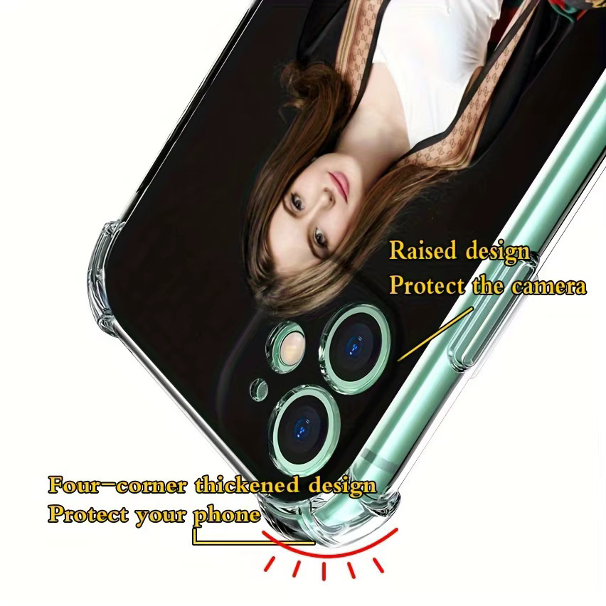Personalisierte iPhone Schutzhülle aus TPU mit Foto-Design, transparent - Bild 4