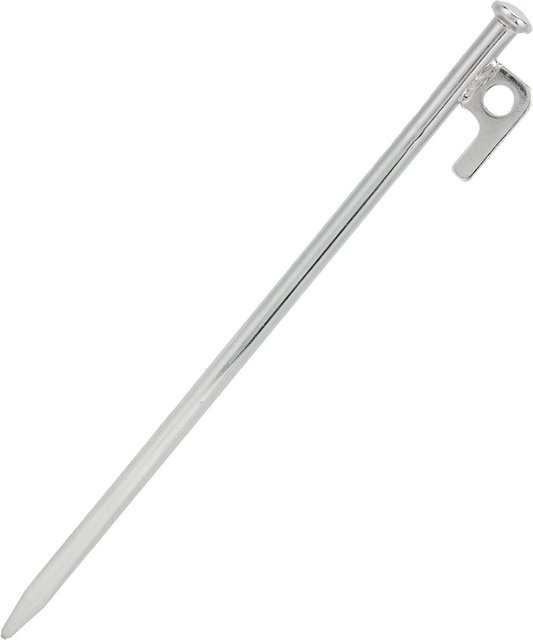 Fishine Zeltpflöcke aus robustem Stahl in Grau und Silber für Outdoor und Camping - Bild 1