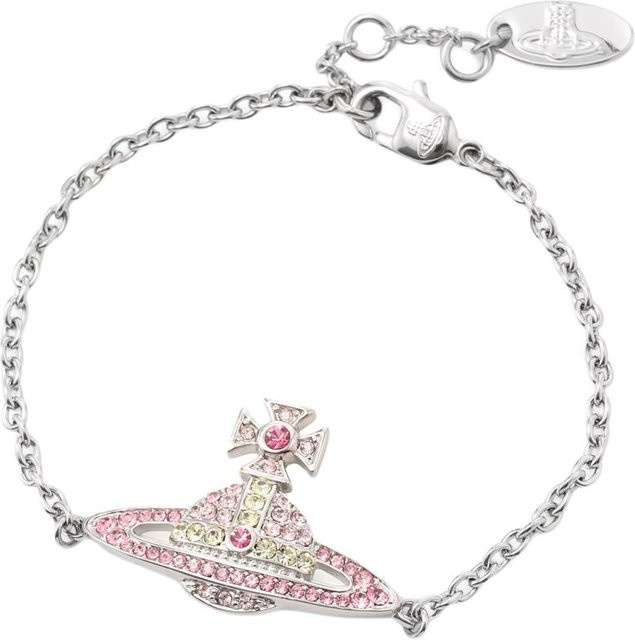 Vivienne Westwood Armband, Messing, Silber, Pink, Damen - Bild 1