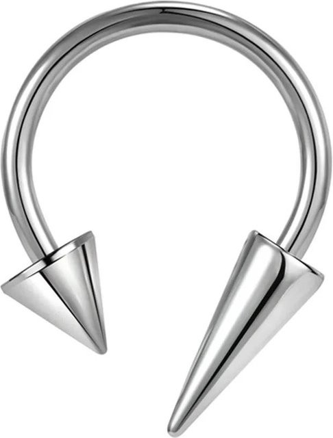 Jewelry And Kimono Accessories YULIN-004 Septum Ring, Edelstahl, Schwarz, Damen - Bild 1