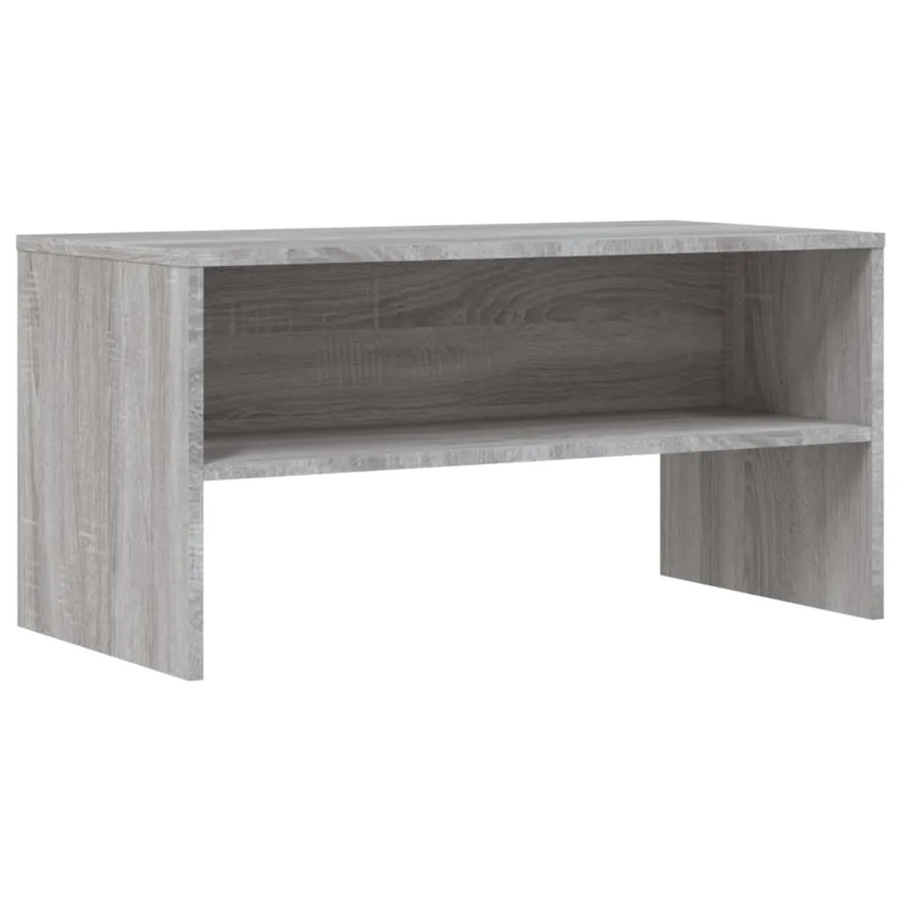 vidaXL TV-Schrank aus Holzwerkstoff in Grau, B/T/H: 80 x 40 x 40 cm - Bild 2