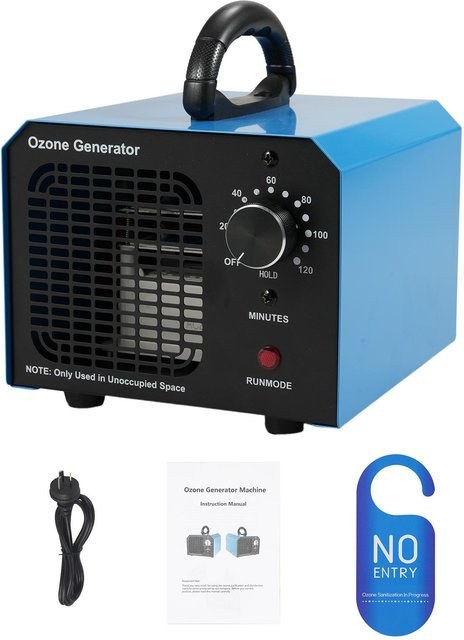 TOMTOP JMS Ozongenerator zur Geruchsentfernung, 10000 mg/h Ozonmaschine mit AU-Stecker, Blau - Bild 1