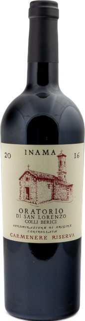 Inama Oratorio Di San Lorenzo Colli Berici DOC Carmenère Rotwein 2016 0,75 l - Bild 1