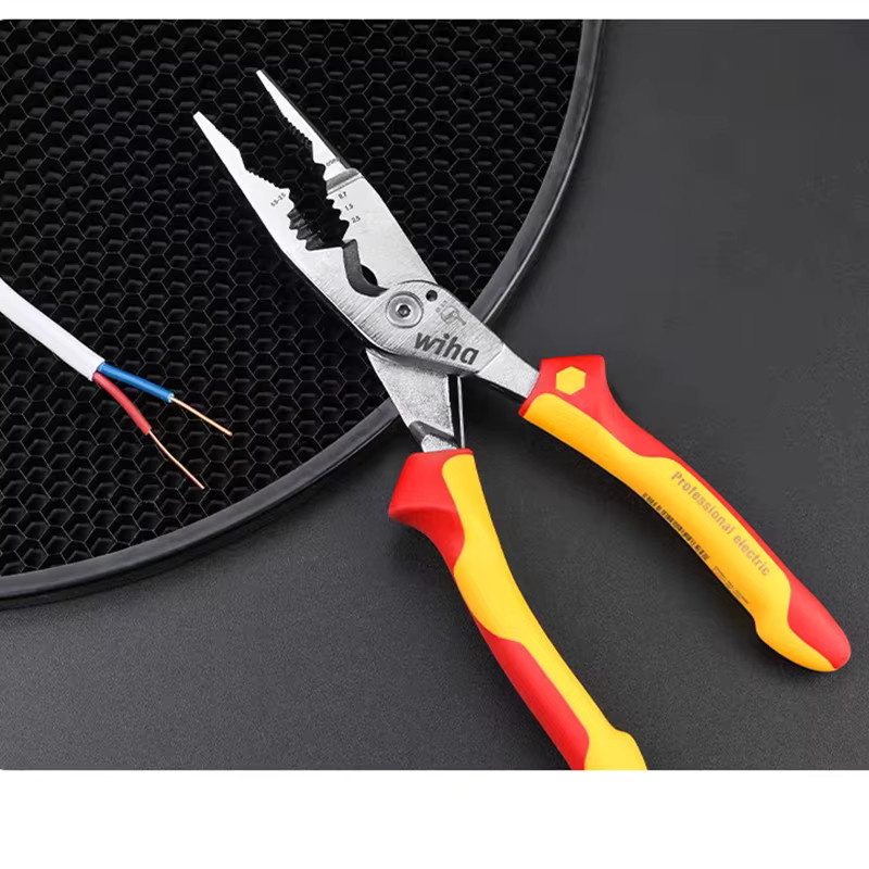 Wiha 8-in-1 Multifunktionale Isolierzange und Elektriker-Abisolierzange 45489 - Bild 5