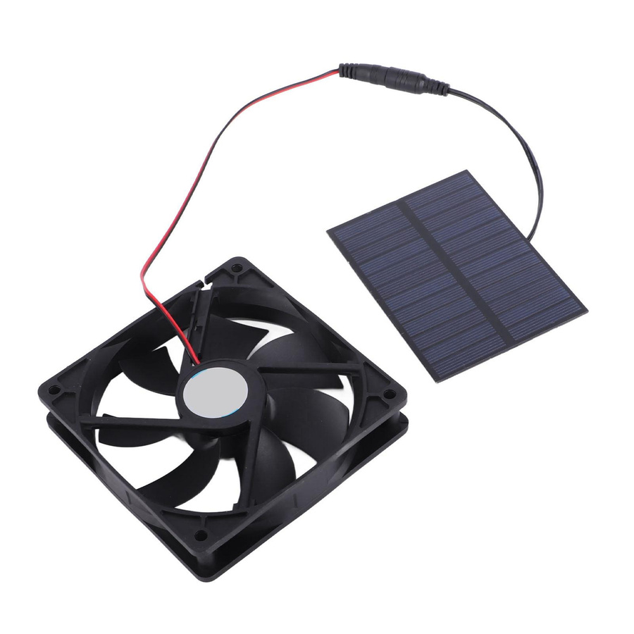 Solarbetriebenes Abluftventilator-Kit für Hühnerställe, Gewächshäuser und Schuppen - Bild 3