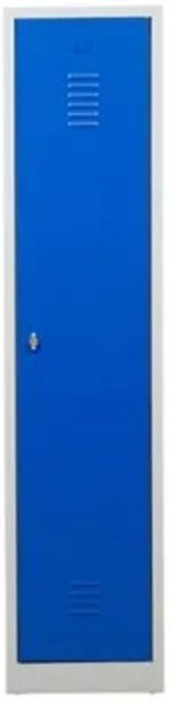 PROREGAL Garderobenspind Camel 1-Fach mit Pro-Aufteilung in Grau-Blau, H x B x T: 180 x 41 x 50 cm - Bild 1