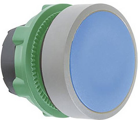 Schneider Electric ZB5AH06C0 Drucktaster-Frontelement aus Kunststoff in Blau und Grau mit IP69K Schutzart - Bild 1