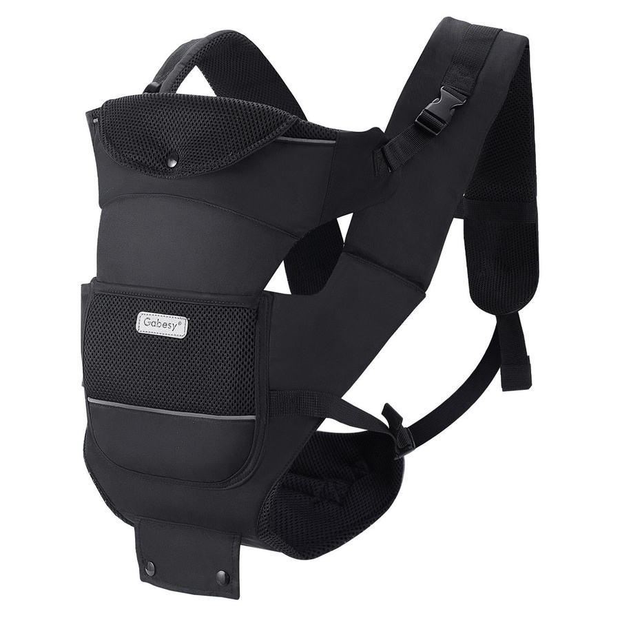 Neoglint 13-in-1 Ergonomische Babytrage für Neugeborene bis Kleinkinder, Grau - Bild 4