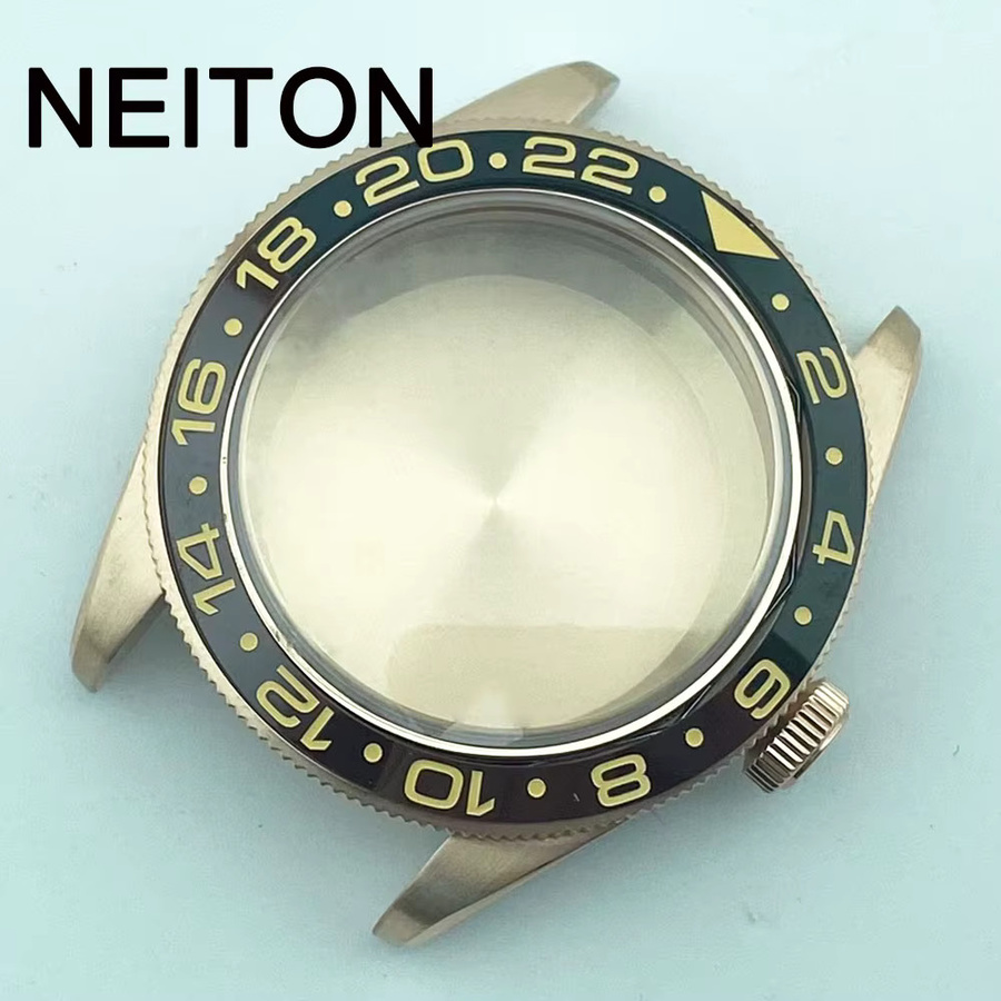 NEITON Armbanduhr Edelstahl, Schwarz, 39 mm, Unisex - Bild 2