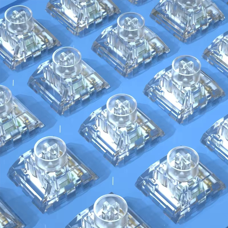Kailh Box Quallen Mechanische Tastaturschalter Transparent Clicky Linear 5-Pin Wasserdicht und Staubdicht - Bild 2