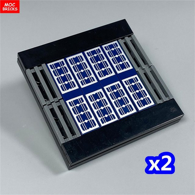 Meine eigene Kreation Solar-Photovoltaik-Panel-Ziegel, Bausteine, grau - Bild 1
