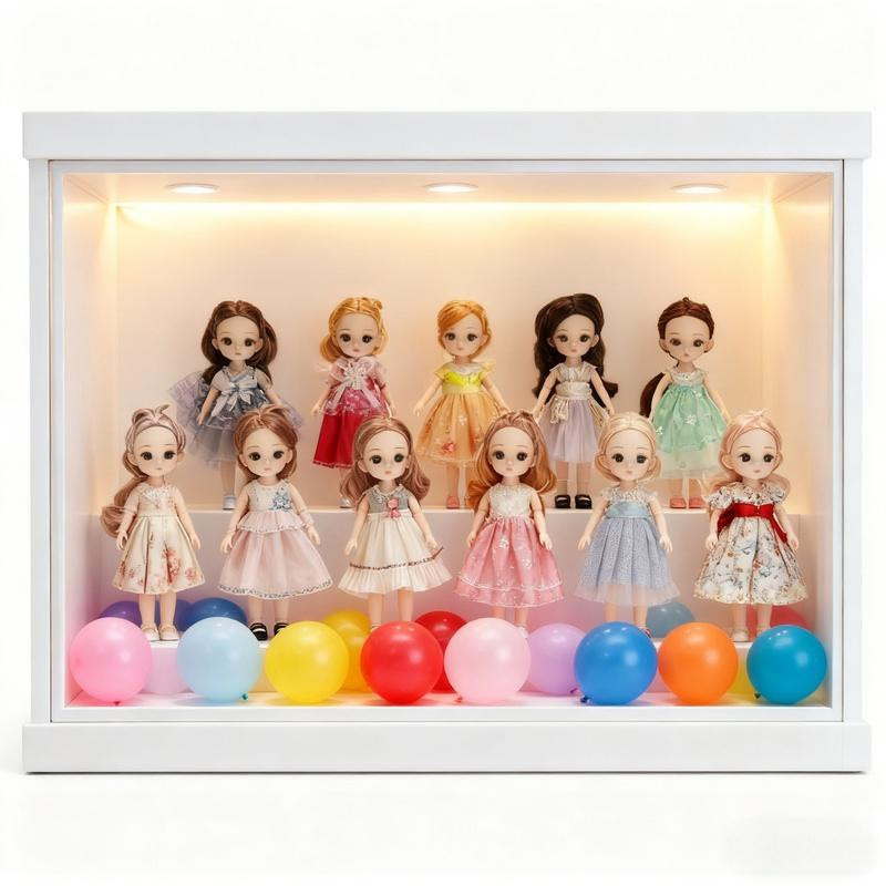 Yiran toy Prinzessin Vinylpuppen-Sammlung Figur mit Ständer 4-teiliges Set - Bild 2