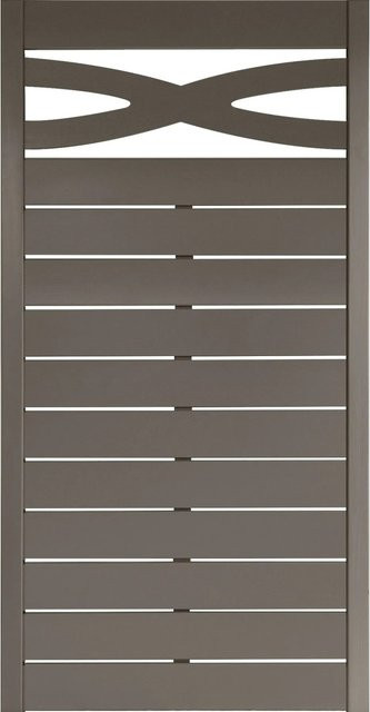 Andrewex Zaunelement Geneva LS Gerade aus Nadelholz in Grau, B/H: 180 x 90 cm - Bild 1
