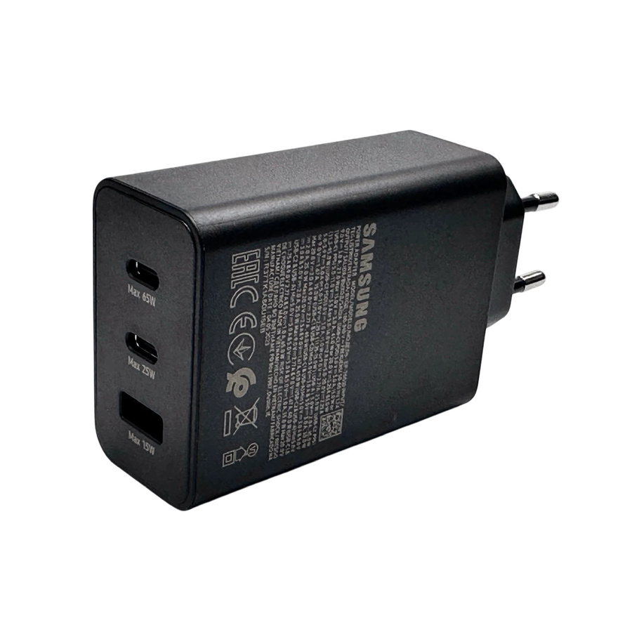 Samsung 65W Ladegerät mit Superschnellladefunktion in Schwarz für Galaxy Z Fold, Flip und S23 Serie - Bild 2