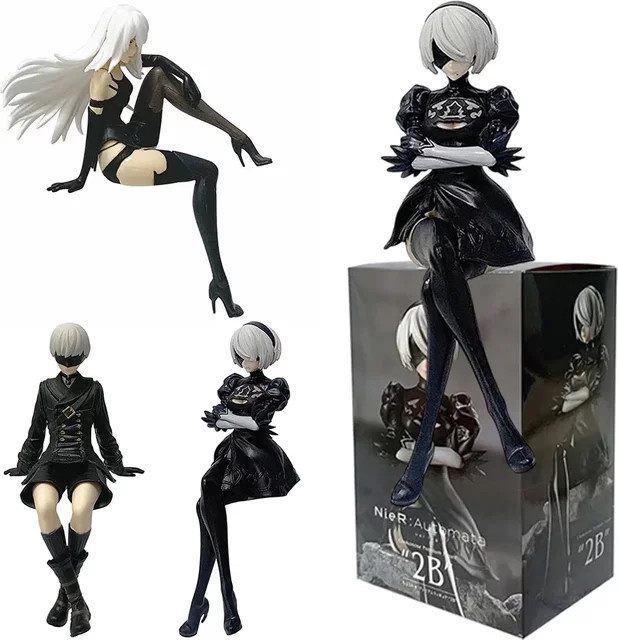 SEGA NieR:Automata 2B Yorha Nr. 2 Typ B Figur, 15cm, ab 14 Jahren - Bild 1