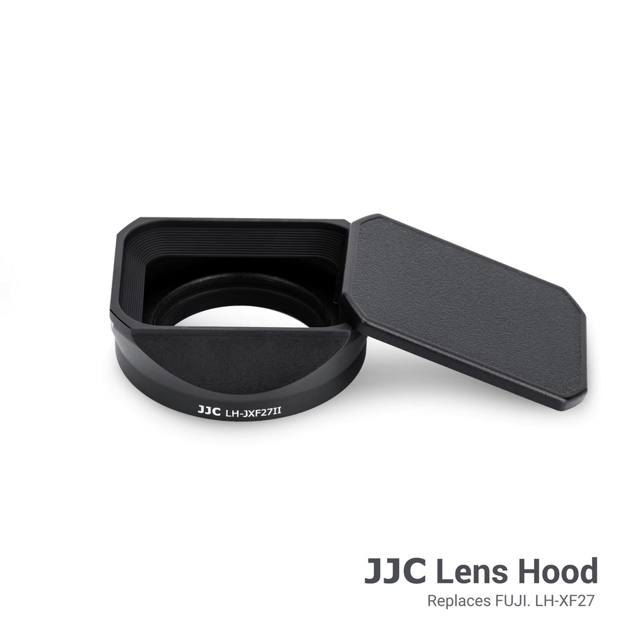 JJC Metall-Gegenlichtblende Sonnenschutz für Fujifilm XF 27mm f2.8 R WR Objektiv in Schwarz oder Silber - Bild 6