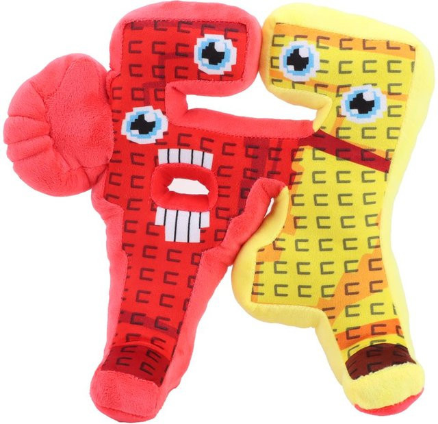 Yiran toy Steal A Brainrot Plüsch Anime, Plüschtier, Rot Gelb, ab 3 Jahre - Bild 1