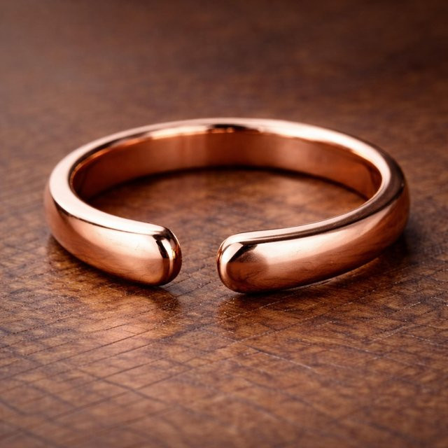 RoyalGemsJewels Bandring Kupfer, offen, verstellbar, Unisex - Bild 1