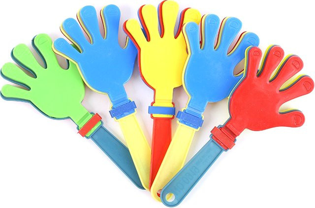 ZYF Handklapper, 5/10 Stück, verschiedene Farben - Bild 1