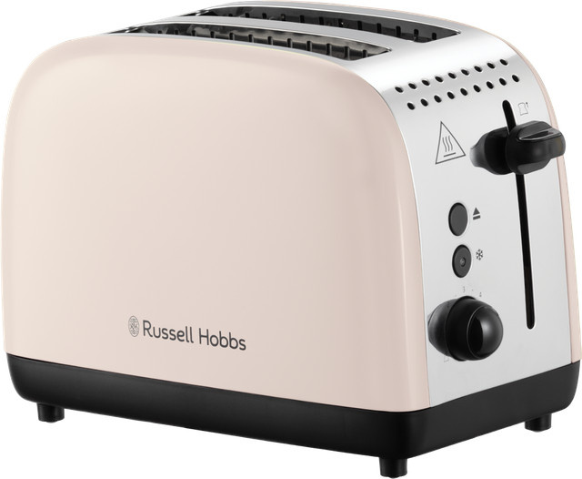 Russell Hobbs Colours Plus Toaster in Silber und Beige mit Automatik-Abschaltfunktion - Bild 1