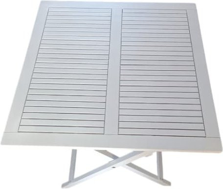 Sedex Klapptisch Linus aus Eukalyptusholz in Weiß gewischt, B/T: 70 x 70 cm - Bild 1