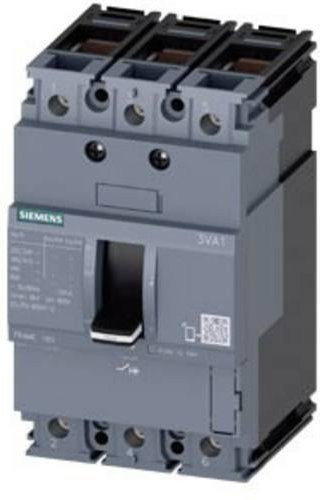 Siemens 3VA1180-5ED36-0AA0 Leistungsschalter in Grau mit einem Einstellbereich von 80 - 80A und einer maximalen Schaltspannung von 690 V/AC - Bild 1