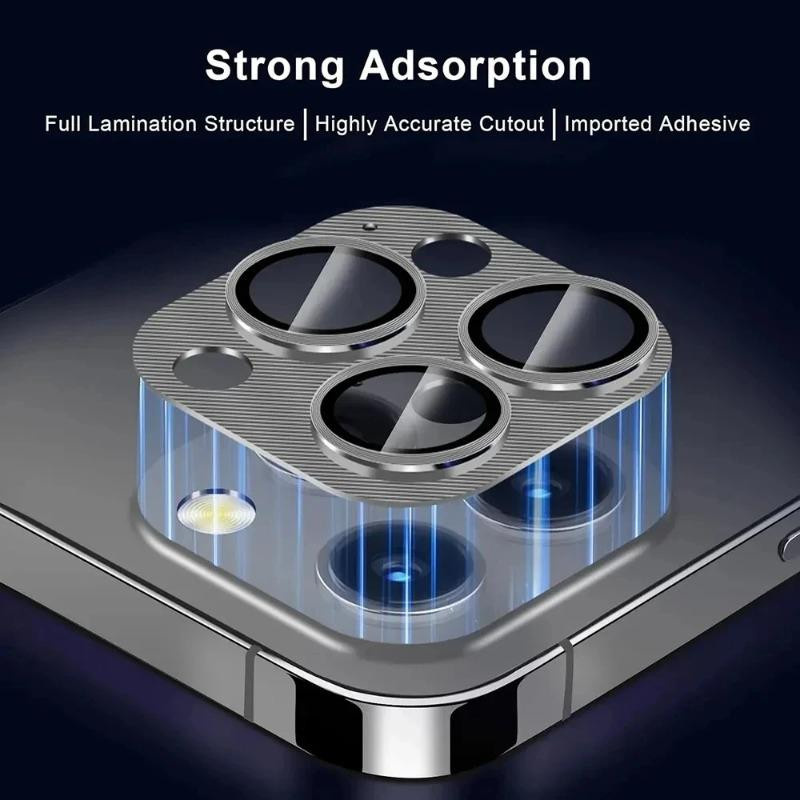 Caihonghong Kameraschutzglas für iPhone 11 bis iPhone 16 Pro Max in Grün - Bild 2