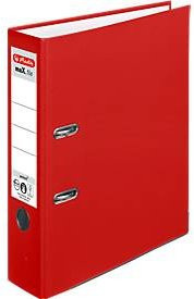 Herlitz Ordner maX.file protect DIN A4 in Rot mit 80 mm Rückenbreite - Bild 1