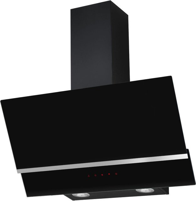 Amica Dunstabzugshaube KHF 684 611 S in Schwarz mit LED-Display, Abluft oder Umluft, Energieeffizienzklasse A++ - Bild 1