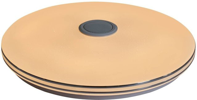 Pocoline Deckenleuchte Amon in Weiß aus Kunststoff und Metall mit LED, dimmbar und Fernbedienung, Durchmesser: 50 cm - Bild 1