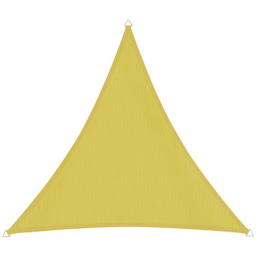 WINDHAGER Sonnensegel CANNES dreieckig in Gelb, B/T/H: 300 x 300 x 300 cm - Bild 2