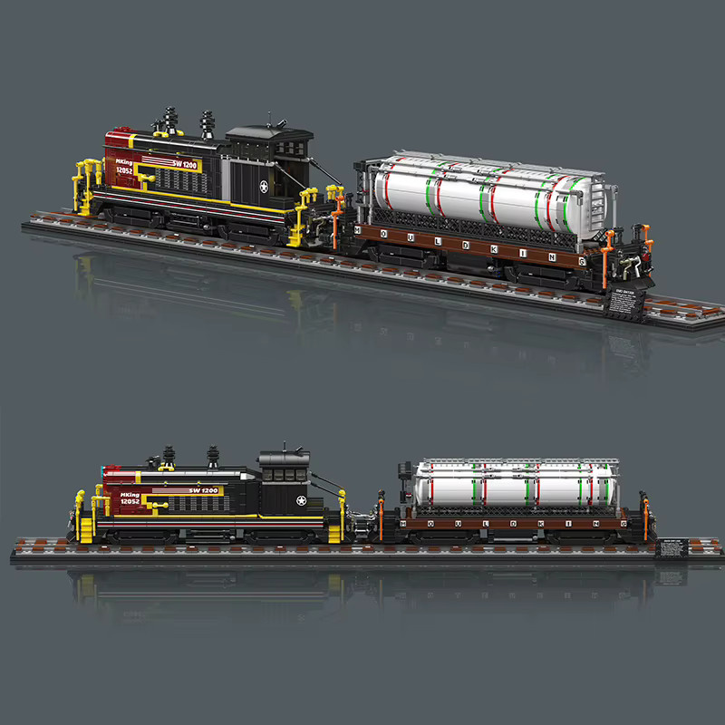 Mould King SW1200 Diesellokomotive, Baustein-Set, ab 14 Jahren - Bild 2