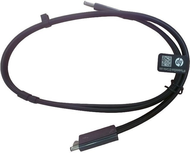 HP Thunderbolt Combo Cable Schwarz, Länge: 0,7 m - Bild 1