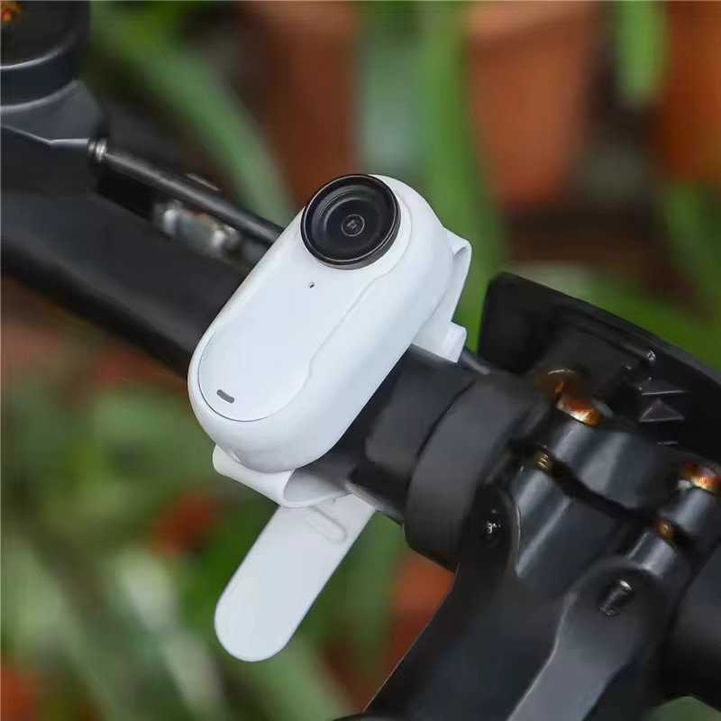 Silikon Handgelenk-Armband mit Halterung für Kamera oder Fahrrad, Farbe: Grau - Bild 2