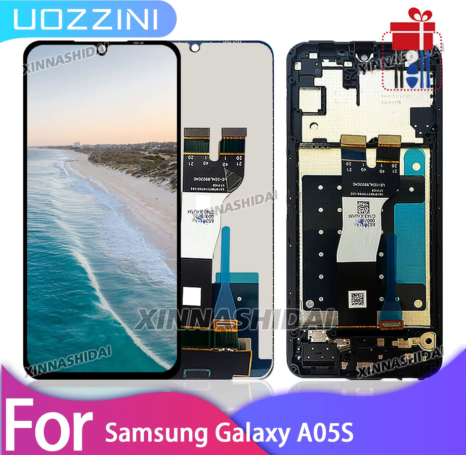 Samsung Galaxy A05S LCD-Display mit Touchscreen-Digitizer und Rahmen-Baugruppe in Schwarz - Bild 2