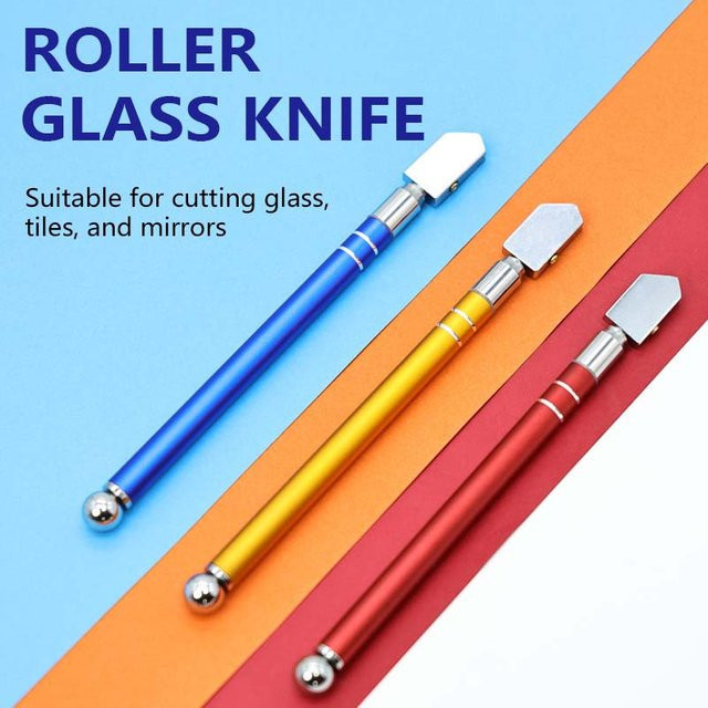 Multifunktionaler Glas-Cutter von LiTuiLi zur manuellen Bearbeitung von Glas und Fliesen in Blau und Multicolour - Bild 1