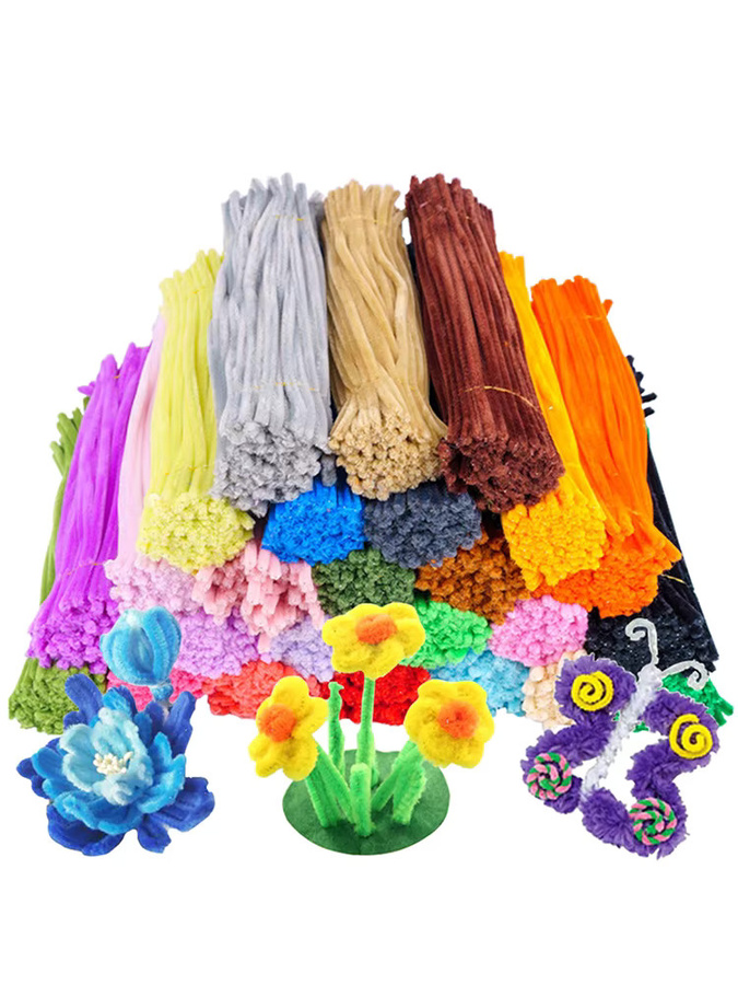 200 Stück mehrfarbige weiche Filzstifte, 30 cm DIY-Materialien für Nähen, Scrapbooking und Kunsthandwerk - Bild 5