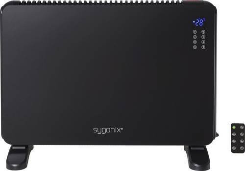 Sygonix SY-6735640 Konvektor Heizgerät Schwarz mit 1500 Watt für bis zu 20 m² - Bild 1
