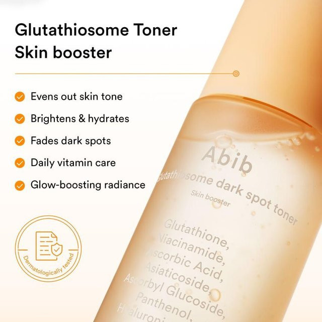 ABIB Glutathiosome Dunkle Flecken Toner Skin Booster, 200 ml, Unisex - Bild 1
