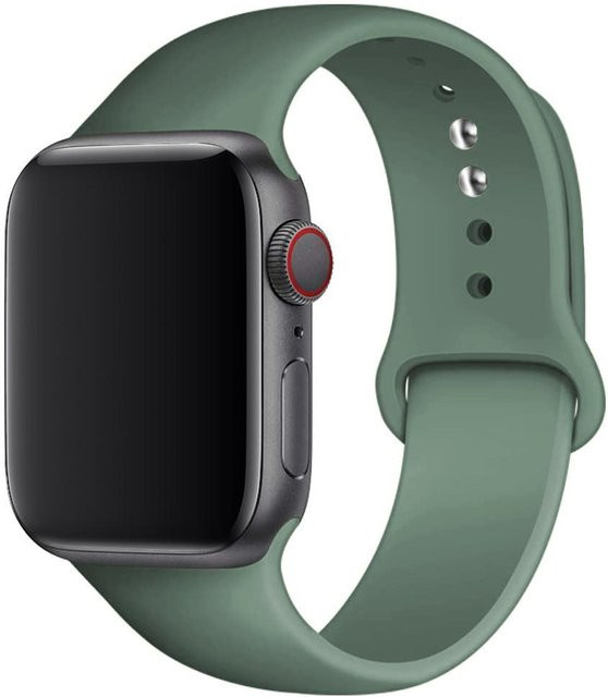 MY-CASE Uhrenarmband Silikon, Grün, Unisex - Bild 1
