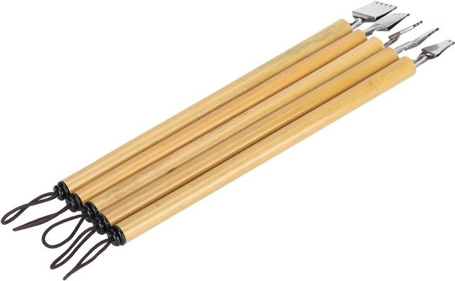 Igeteck Manga Kalligraphie Set mit 5 Tuschefedern aus Bambus in Beige - Bild 1