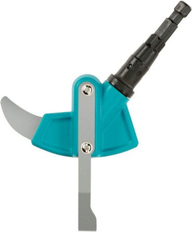 GARDENA Combisystem 2in1 Fugenkratzer mit Edelstahl-Messer in Türkis Schwarz Grau - Bild 2