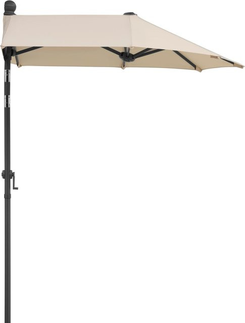 Schneider Schirme Balkonschirm Salerno Mezza in Beige, U-förmig und abknickbar, B/T/H: 150 x 150 x 228 cm, mit UPF 50+ Sonnenschutz - Bild 1