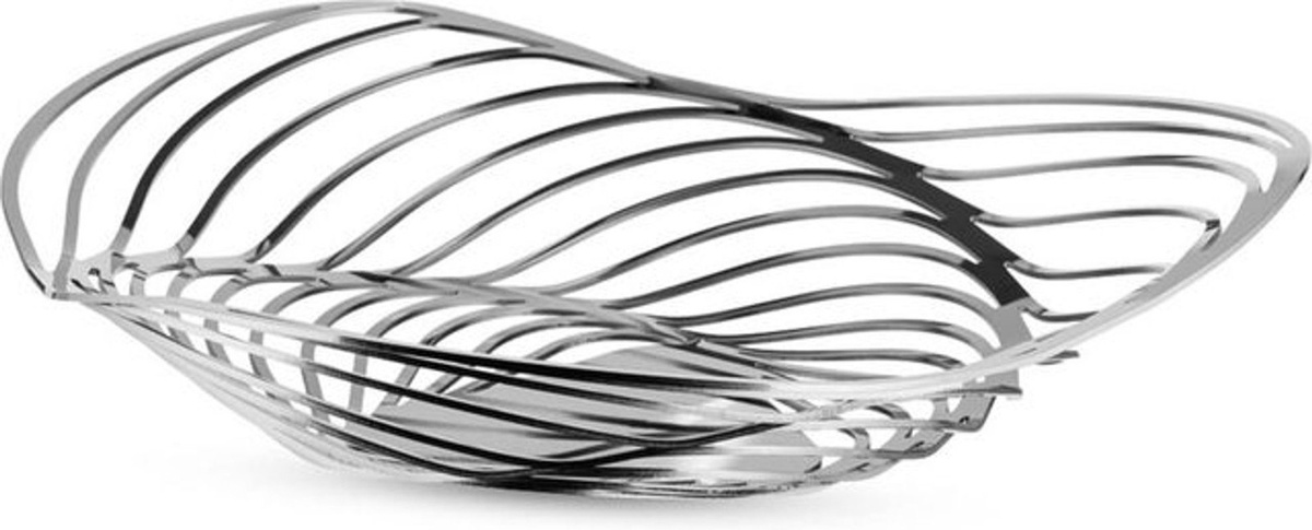 Alessi Trinity Obstschale aus Metall in Silber - Bild 1