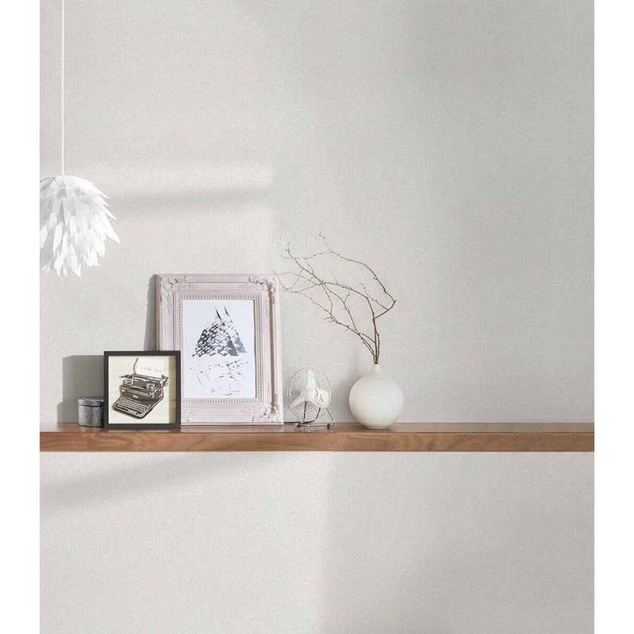 A.S. Creation Vliestapete New Elegance Uni Creme-Beige B/L: 53 x 1005 cm - Bild 2